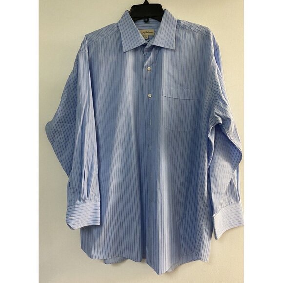 Tommy Bahama Other - Tommy Bahama Men's Striped Blue Button Down Shirt Size (17 32-33) Long Sleeve